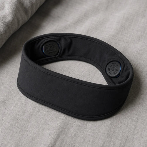 Sleepband noir - vue plate